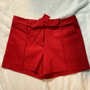 NWT LOFT Red Shorts Size 6